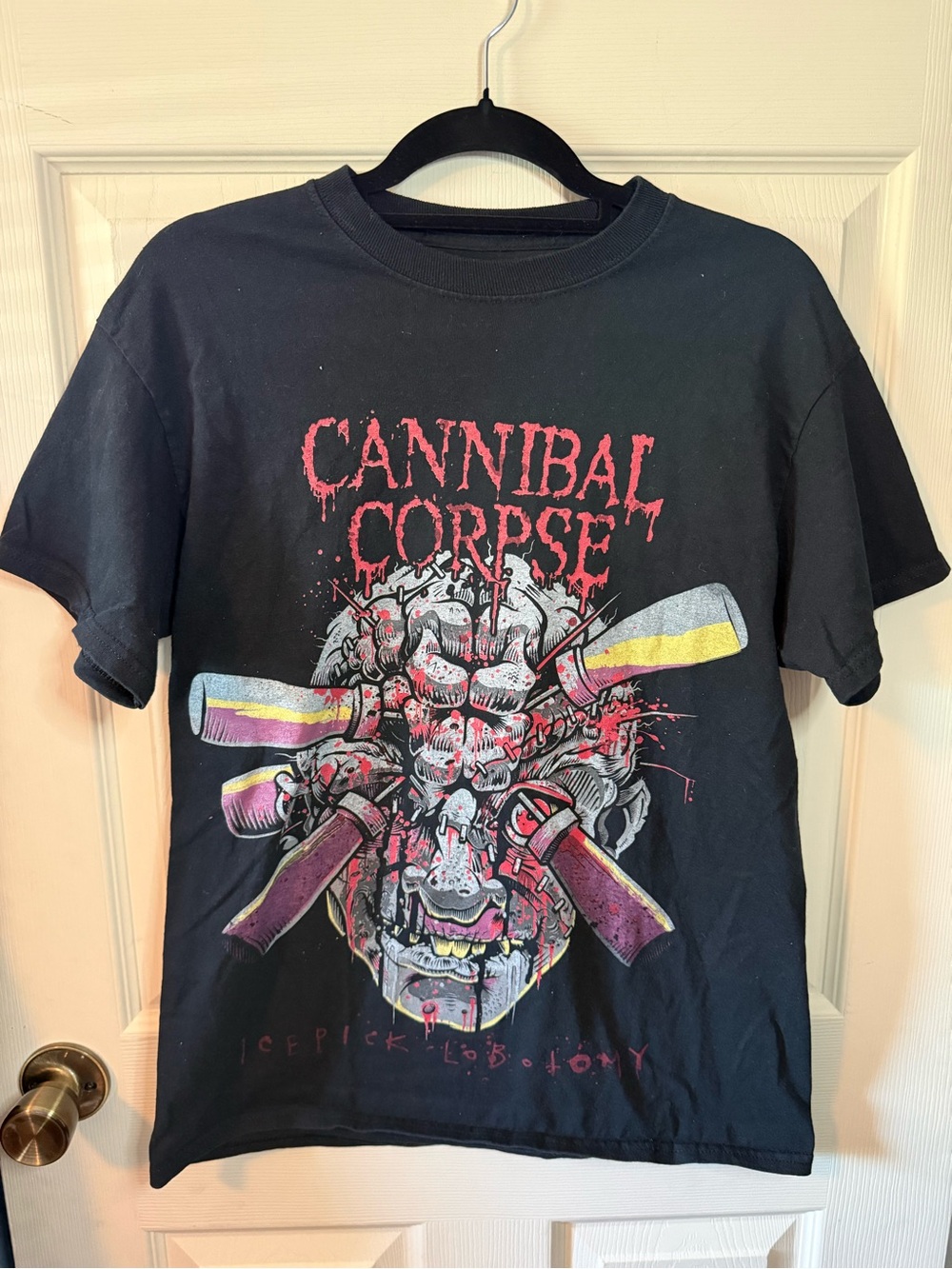 Cannibal Corpse Graphic Band Tee - Icepick Lobotomy Latin America Tour 2018